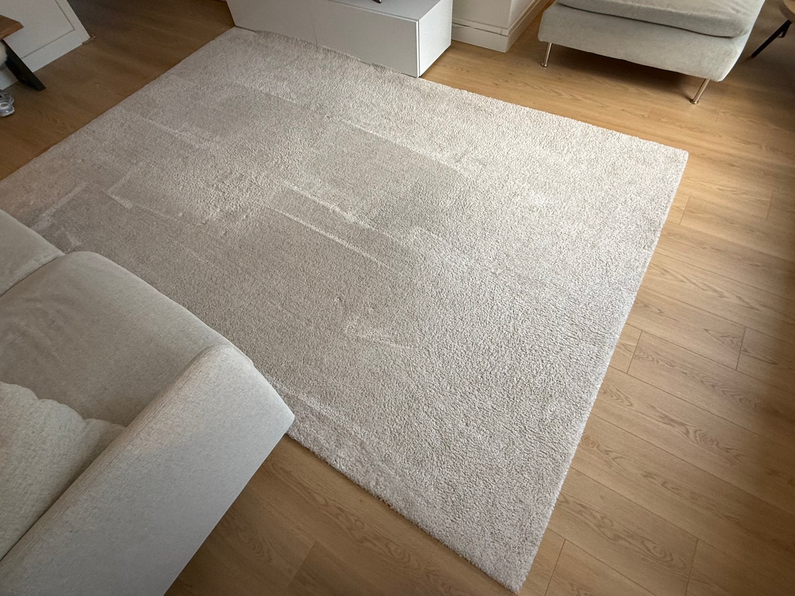 IKEA Stoense 170 x 240 beige laagpolig vloerkleed, Huis en Inrichting, Stoffering | Tapijten en Kleden, Ophalen, Beige, 150 tot 200 cm