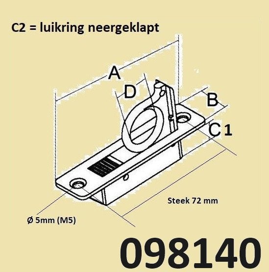 Diverse nieuwe RVS luikringen. Prijzen vanaf € 9,95, Ophalen of Verzenden, Nieuw, Motor en Techniek