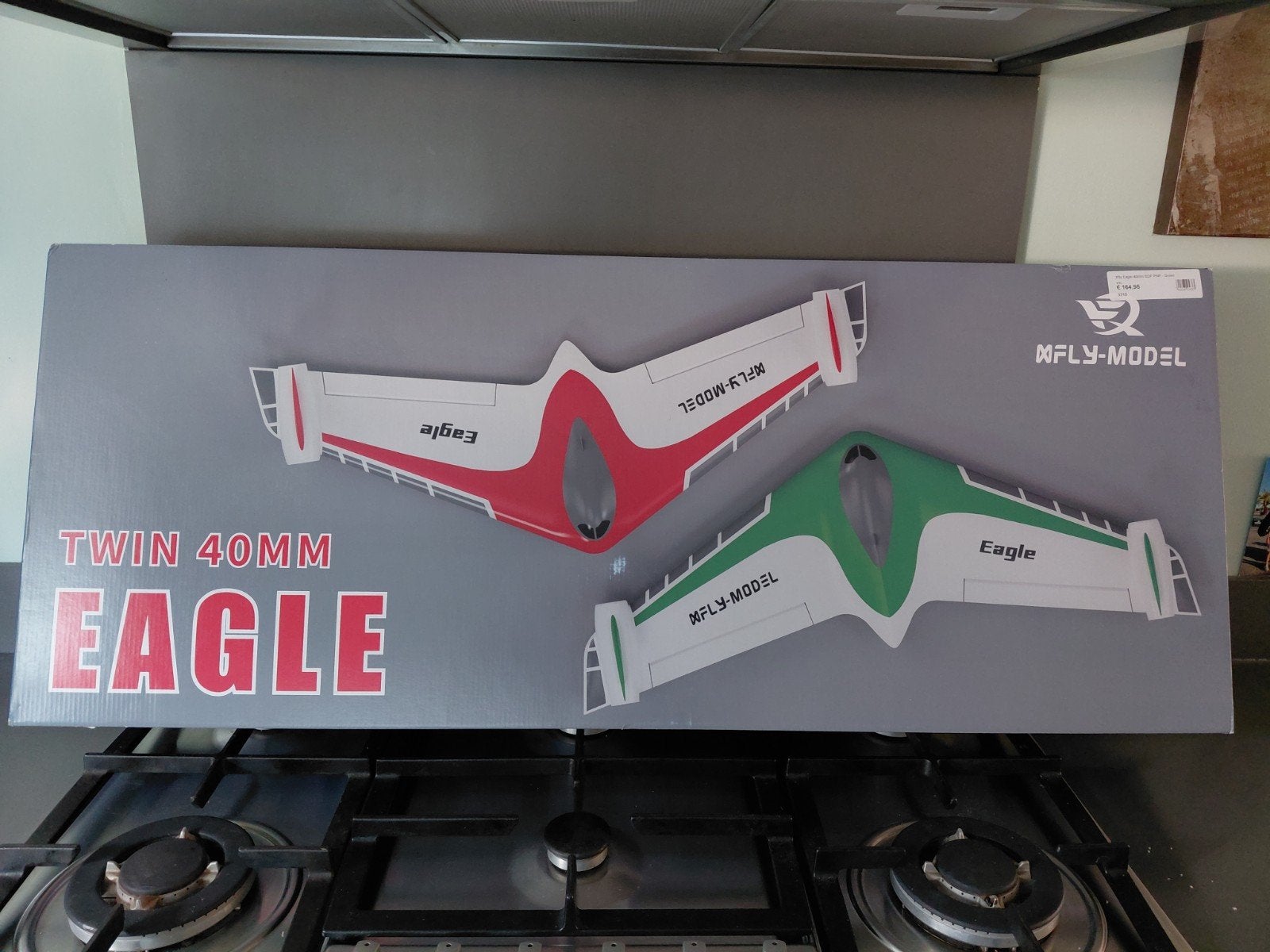 X-FLY-MODEL Twin 40mm Eagle RC Vliegtuig, Ophalen of Verzenden