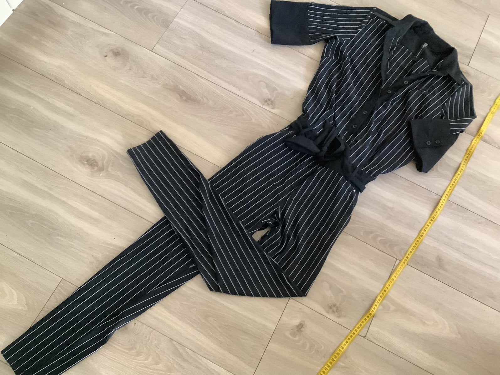 Zip73 travelstof jumpsuit xl, Kleding | Dames, Jumpsuits, Zo goed als nieuw, Maat 46/48 (XL) of groter, Zwart, Ophalen of Verzenden