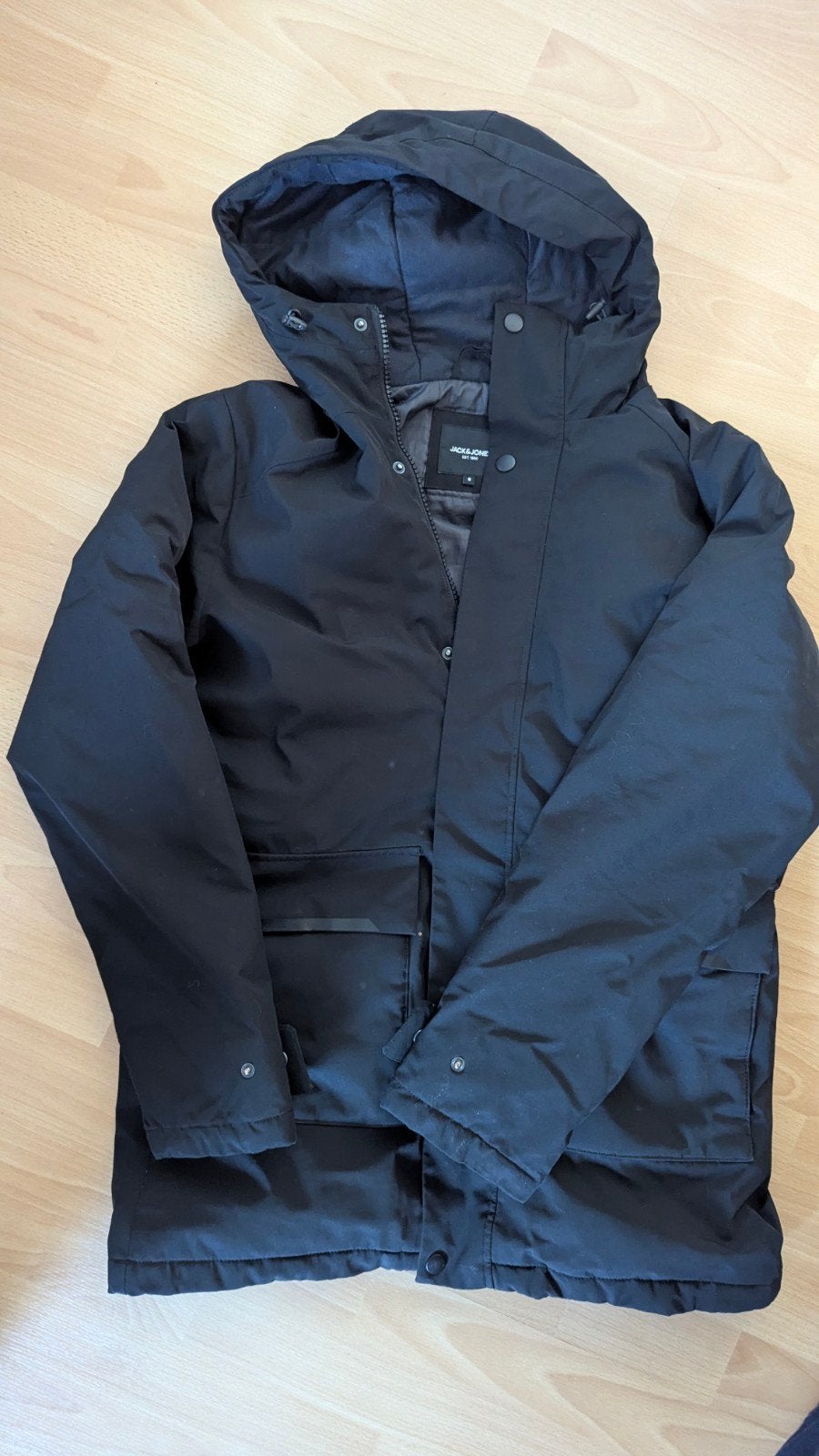 Jack & Jones Zwarte Winterjas Maat S, Zwart, Nieuw, Ophalen of Verzenden, Jack & Jones