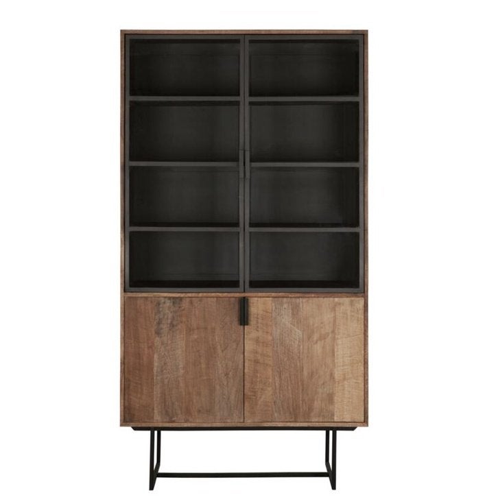 Vitrinekast Odeon I Whoon I Meubilex I van €2449 voor €1399, Ophalen, 100 tot 150 cm, 200 cm of meer, 25 tot 50 cm