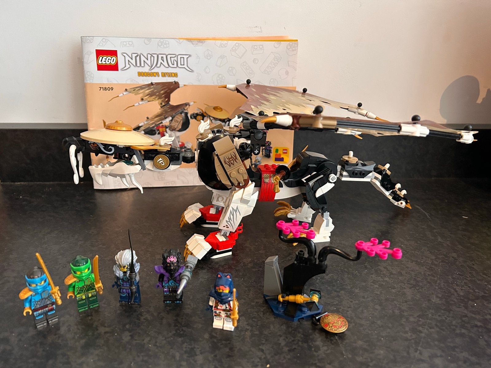 Lego Ninjago 71809: Draak van de Ring der Macht, Lego, Ophalen of Verzenden, Zo goed als nieuw, Compleet