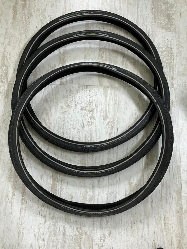 Swalbe  the Green Marathon fietsband, 28 inch- 40-635 (3 st), Fietsen en Brommers, Fietsonderdelen, Band, Nieuw, Ophalen of Verzenden