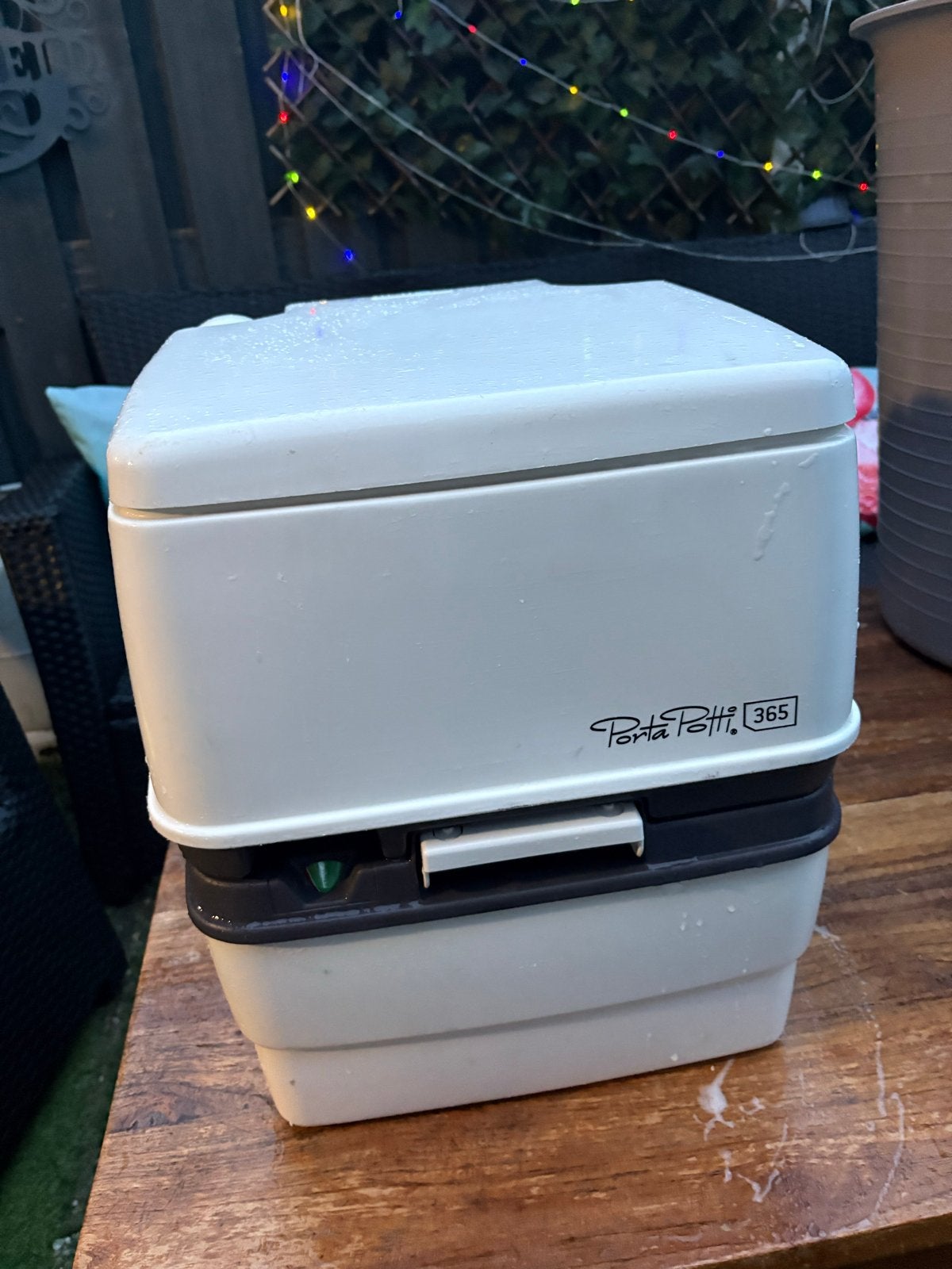Camping WC Porta Potti 365 - Zo goed als nieuw, Caravans en Kamperen, Ophalen, Zo goed als nieuw
