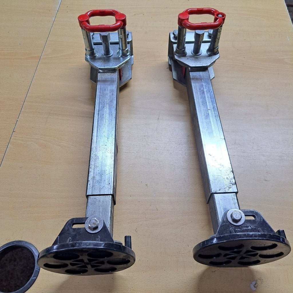 Set van 2 Alko inklapbare steunpoten, circa 50cm lang, Caravans en Kamperen, Caravan accessoires, Ophalen, Nieuw