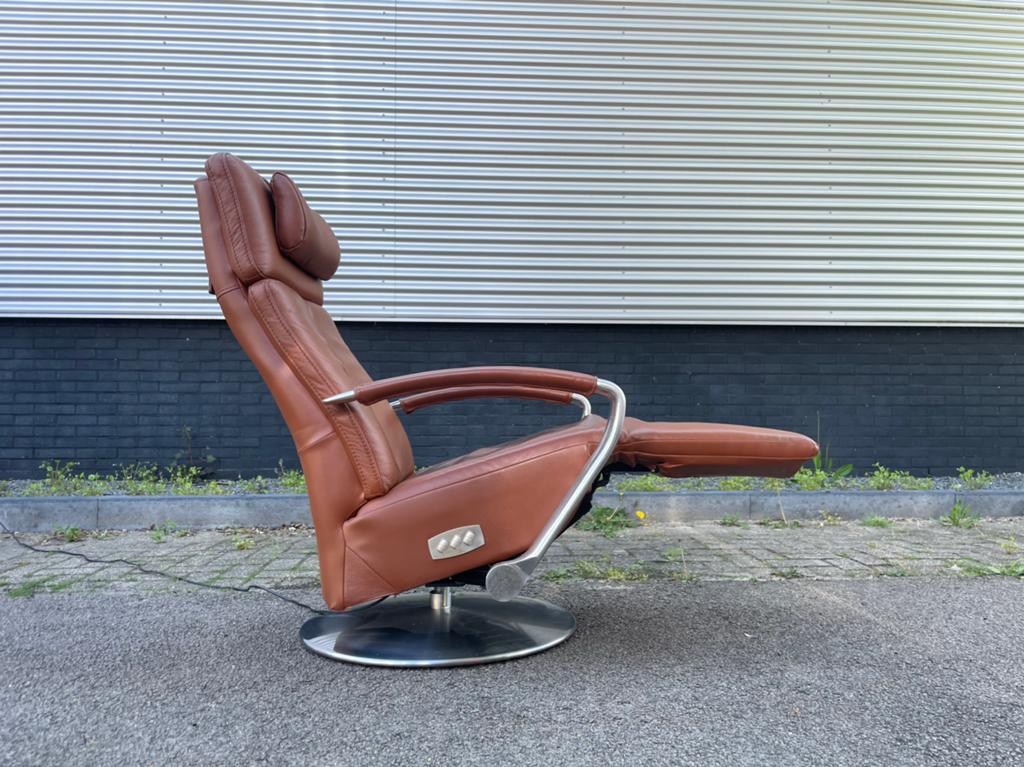 Mooie bruine elektrische relax fauteuil / relax stoel, Ophalen of Verzenden, Zo goed als nieuw, Nvt, Nvt