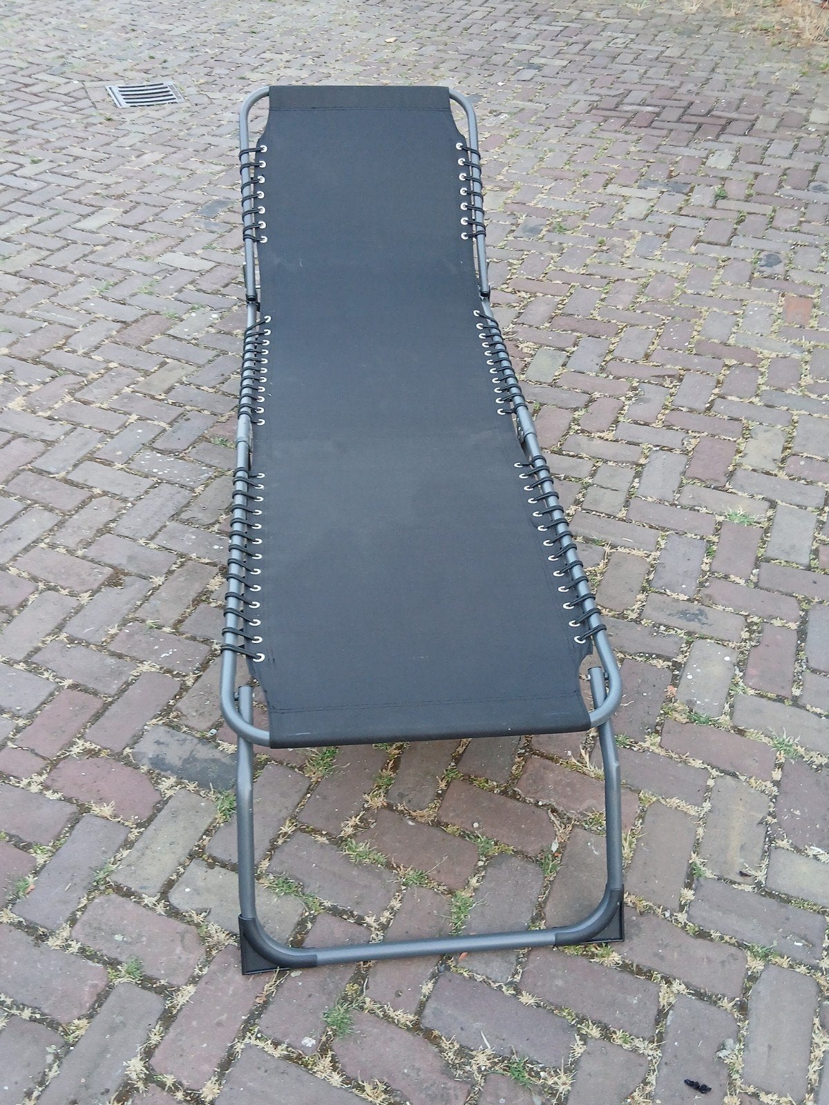 opvouwbaar ligbed /balkon/stretcher, Ophalen, Gebruikt, Metaal, Verstelbaar