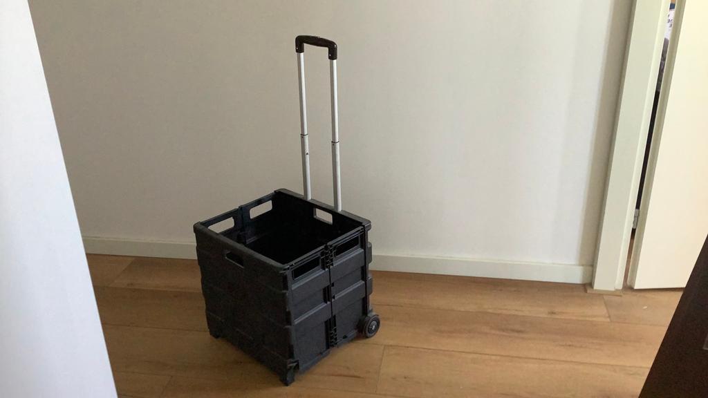 Vouwkrat, Sieraden, Tassen en Uiterlijk, Tassen | Reistassen en Weekendtassen, Ophalen, Zo goed als nieuw, 30 cm of meer