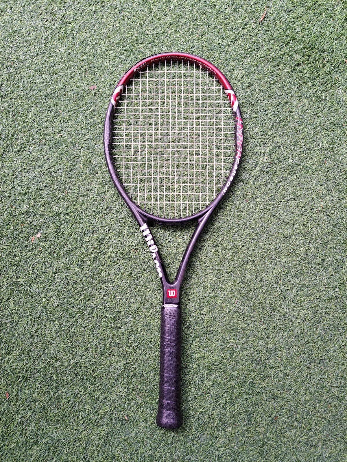 Wilson Hyper ProStaff 95" Carbon L3 tennisracket rood-zwart, Gebruikt, Ophalen of Verzenden, Wilson, Racket