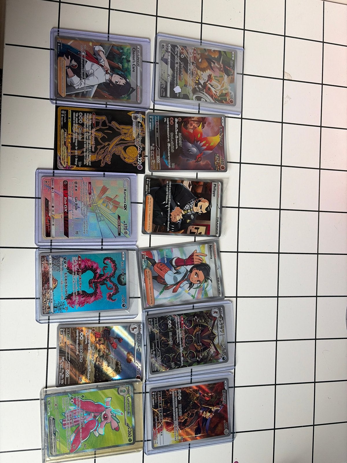 Pokémon kaarten EX, GX, V, VMAX en Trainers, Hobby en Vrije tijd, Ophalen of Verzenden, Zo goed als nieuw, Meerdere kaarten, Foil