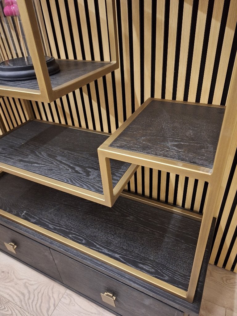 wand vakkenkast met laden model Hunter *Richmond Interiors*, Ophalen, Richmond Interiors, 200 cm of meer, Nieuw