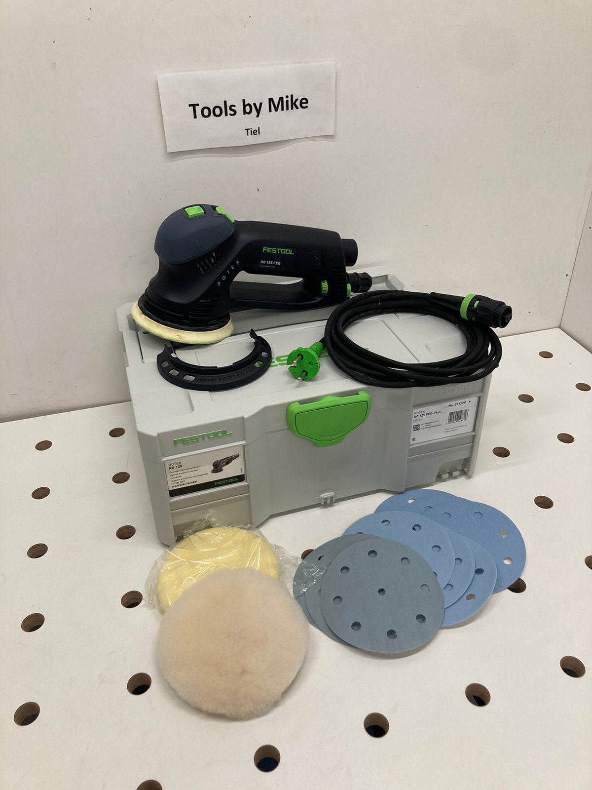 Festool ro125feq rotex schuurmachine, Ophalen, Zo goed als nieuw, Minder dan 600 watt, Excentrische schuurmachine
