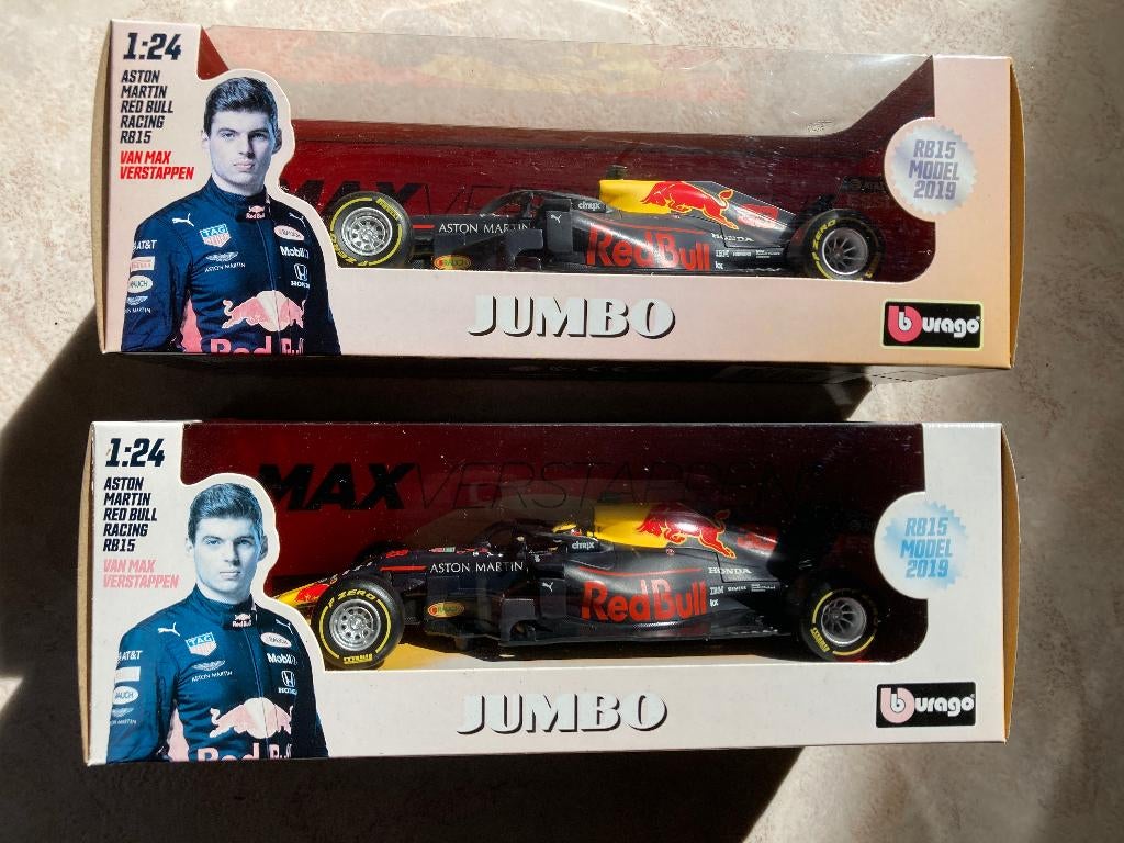 Burago auto Max Verstappen, 3 stuks, Ophalen of Verzenden, Nieuw, Auto, Bburago