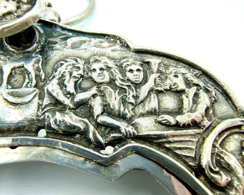 Zilveren tasbeugel, W. Edeling, Schoonhoven, ca. 1915, Verzenden, Goud