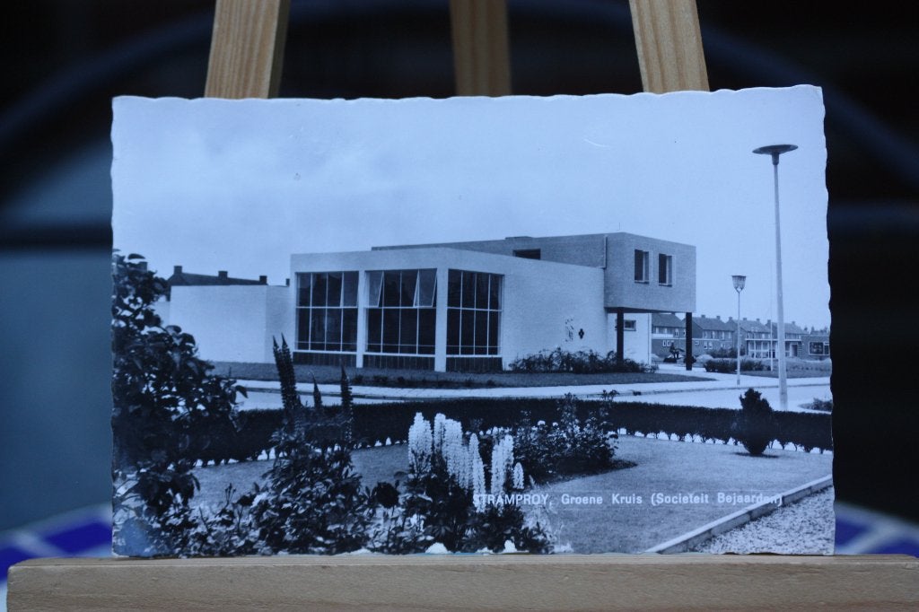 Oude ansichtkaart Stramproy Groene Kruis Sociëteit Bejaarden, Verzamelen, Ophalen of Verzenden, 1960 tot 1980, Ongelopen, Limburg