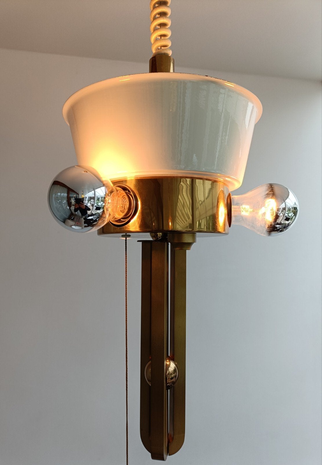 Originele hanglamp van het Duitse designmerk Peill & Putzler, Ophalen of Verzenden, Metaal