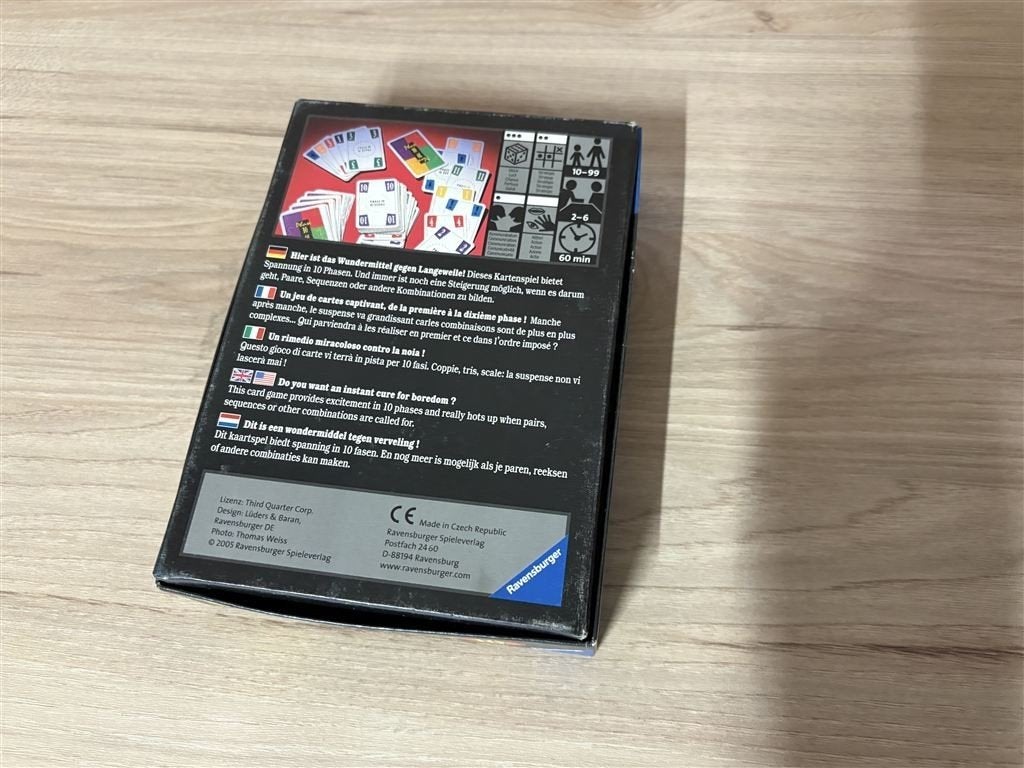 phase 10 - s4179, Hobby en Vrije tijd, Gezelschapsspellen | Bordspellen, Verzenden, Zo goed als nieuw