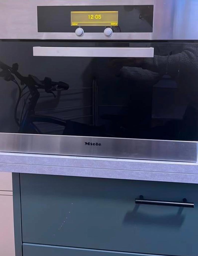 Miele Stoomoven inbouw 45 cm hoogte compleet, Ophalen, Zo goed als nieuw, Stoom