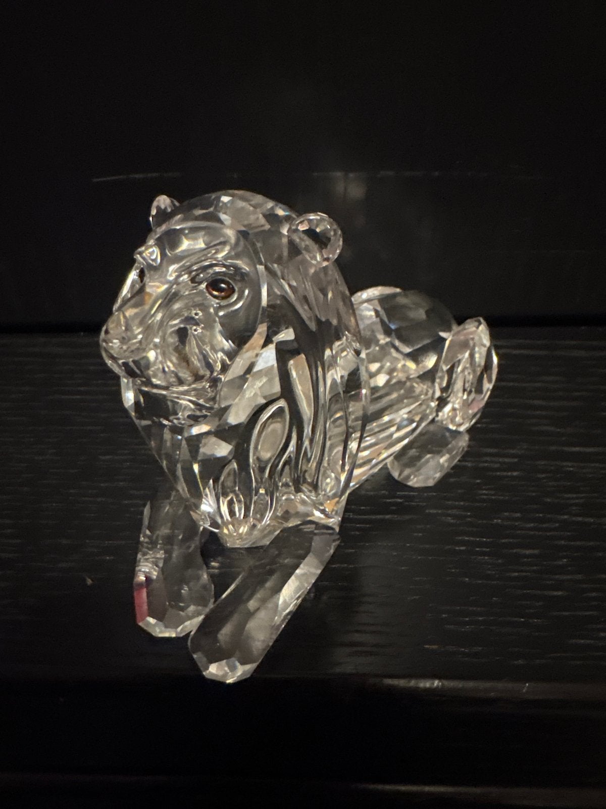 Swarovski Leeuw Kristal Figuur Zonder Staart, Ophalen of Verzenden, Gebruikt, Figuurtje