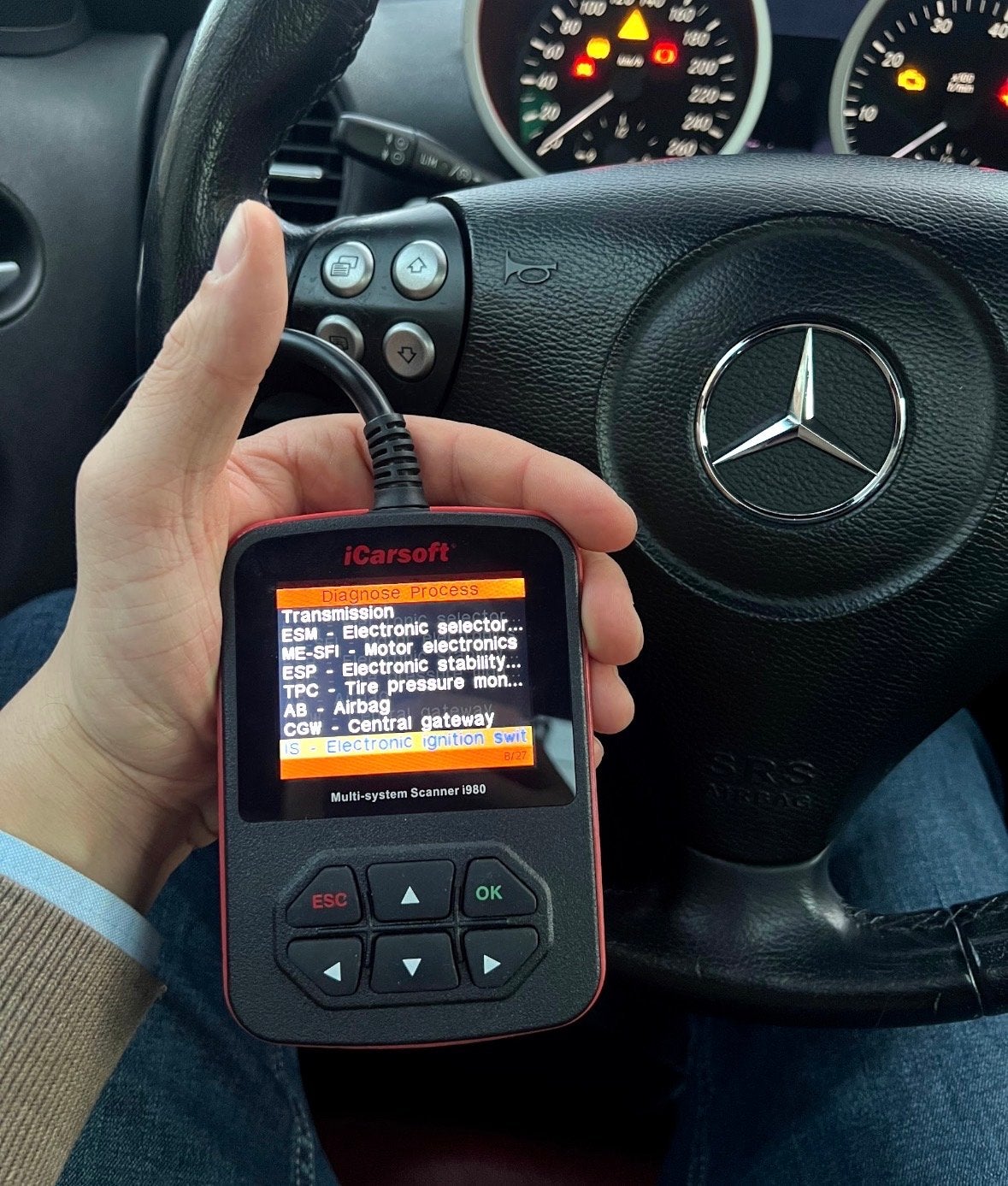 iCarsoft Multi-system Scanner i980 OBD2, Ophalen, Zo goed als nieuw
