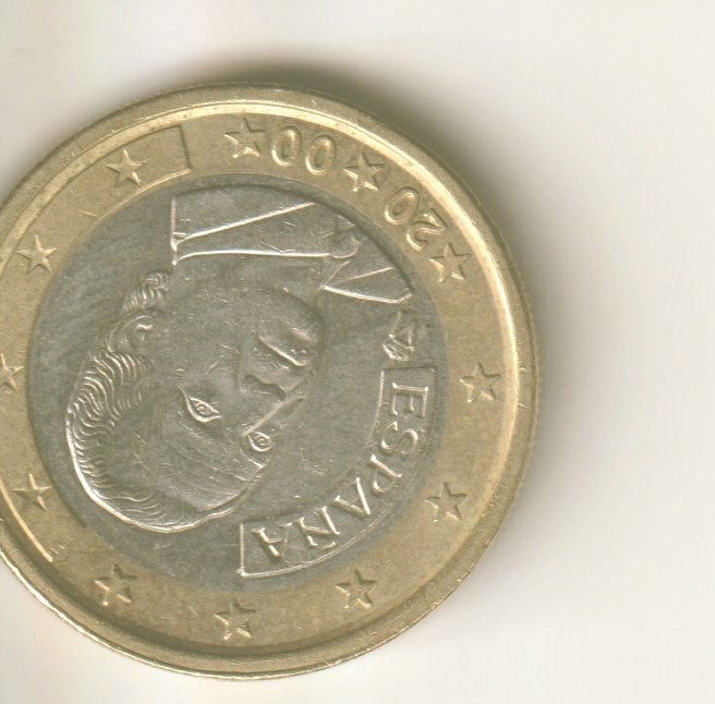 1 euro 2000 spanje, Postzegels en Munten, Munten | Europa | Euromunten, Verzenden, Spanje, 2 euro