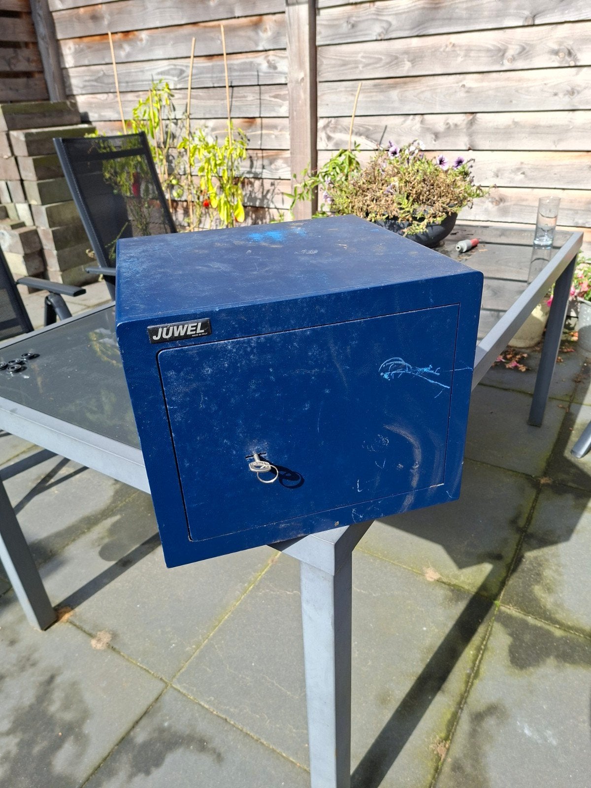 juwel kluis, Ophalen, Gebruikt