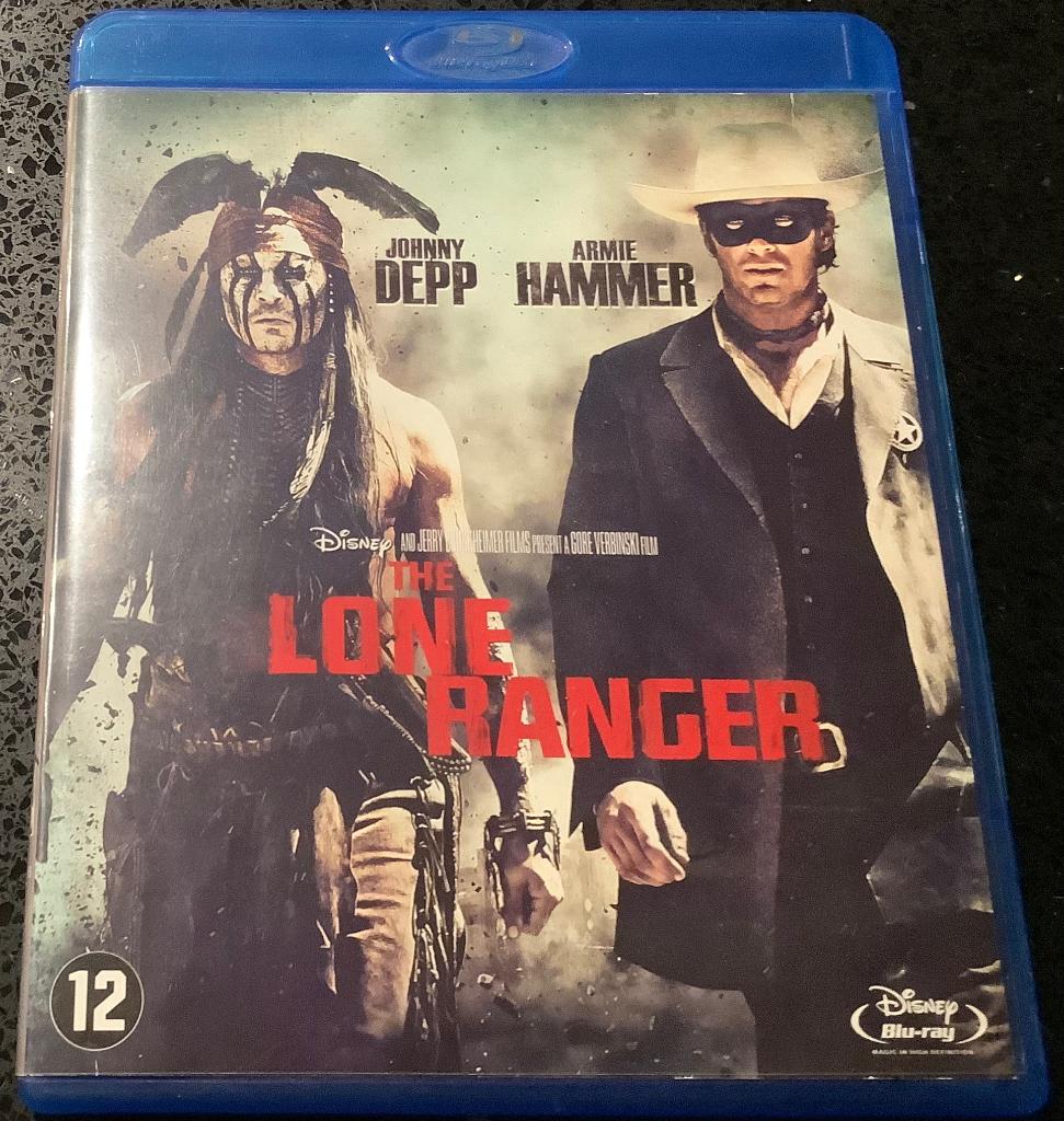The Lone Ranger Blu-Ray dvd Johnny Depp 2013, Nederlands, Film, Actie, Ophalen of Verzenden