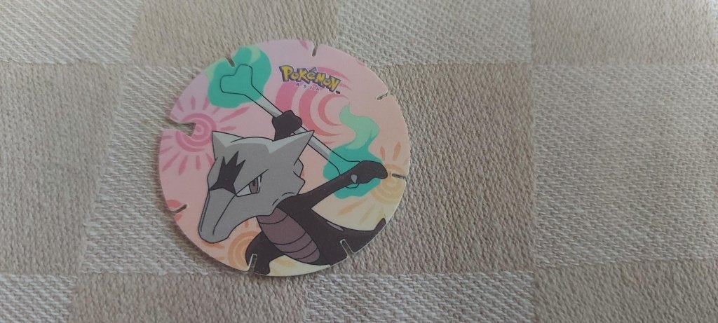 flippo pokemon chiki balls zeldzaam Alolan Marowak, Ophalen of Verzenden, Losse flippo's