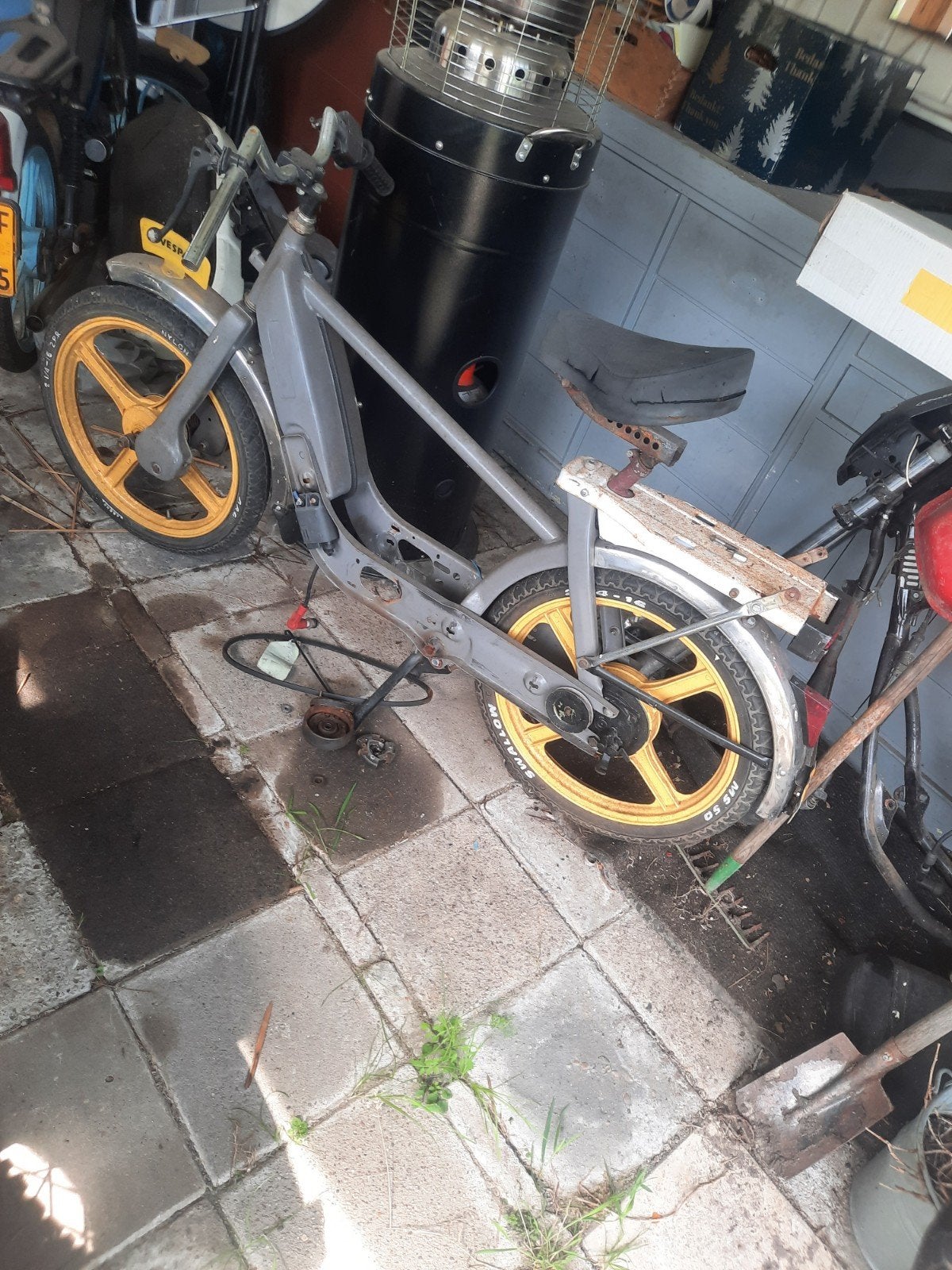 rollend frame vespa ciao zonder kenteken, 55 tot 59 cm, Ophalen of Verzenden, Vespa