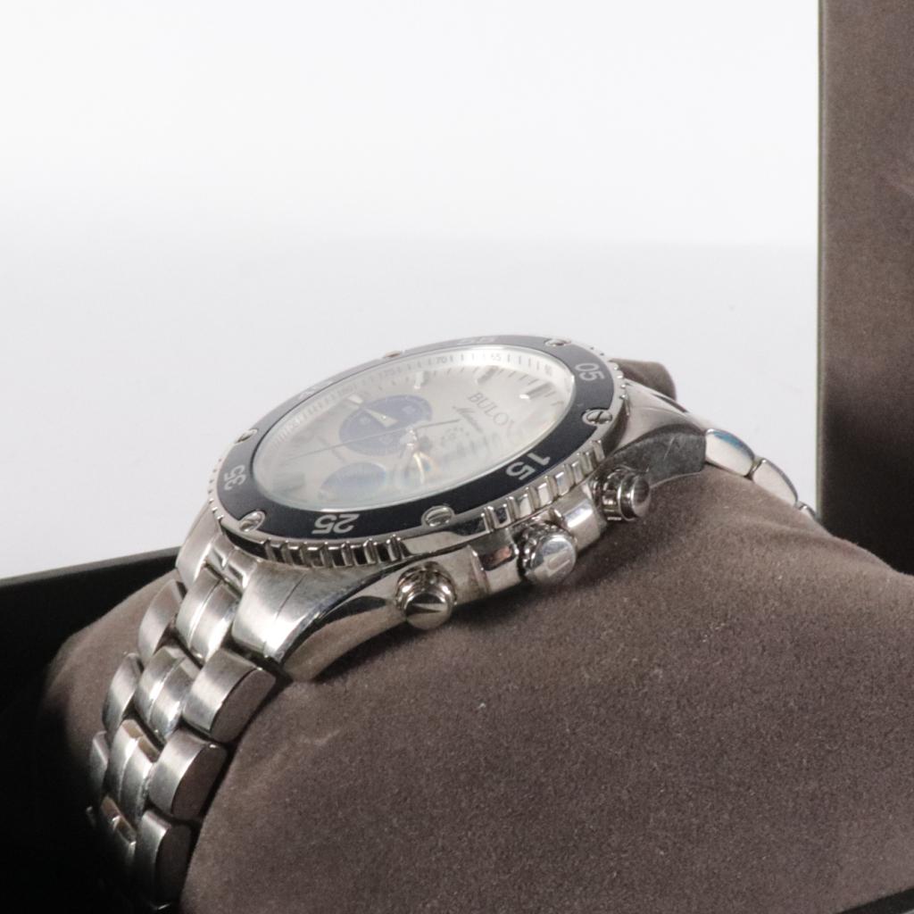 Bulova 98B423 Marine Star Chronograph Horloge - Nette staat, Flex Ltd., Gebruikt, https://flex.com/contact-us, Nobelstraat 10, 5807 GA Oostrum LB, Limburg, Nederland