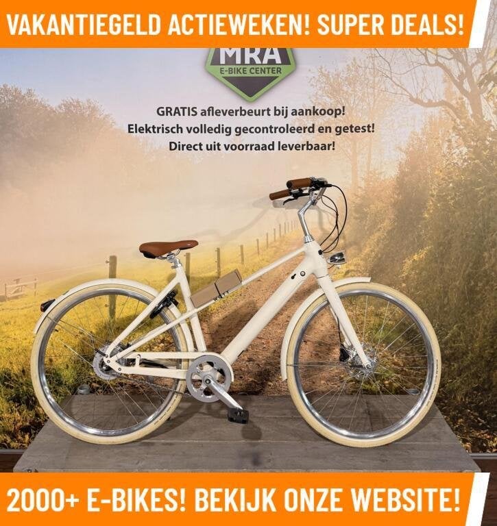 Watt Elektrische fiets met Achterwiel motor ebikes bij MRA!, Overige merken, Ophalen of Verzenden, 50 km per accu of meer, Watt