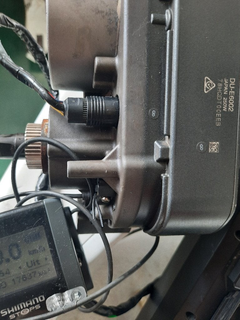 Shimano middenmotor met 17k.werking onbekend., Fietsen en Brommers, Ophalen, Gebruikt, Motor
