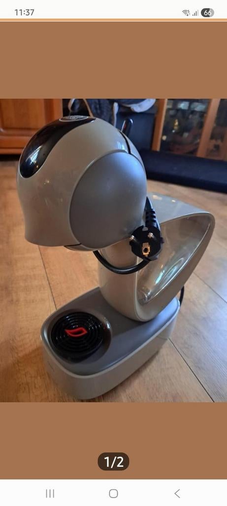 Nescafé Dolce Gusto koffiezetapparaat met cups, Witgoed en Apparatuur, Koffiezetapparaten, Ophalen, Koffiepads en cups, Gebruikt