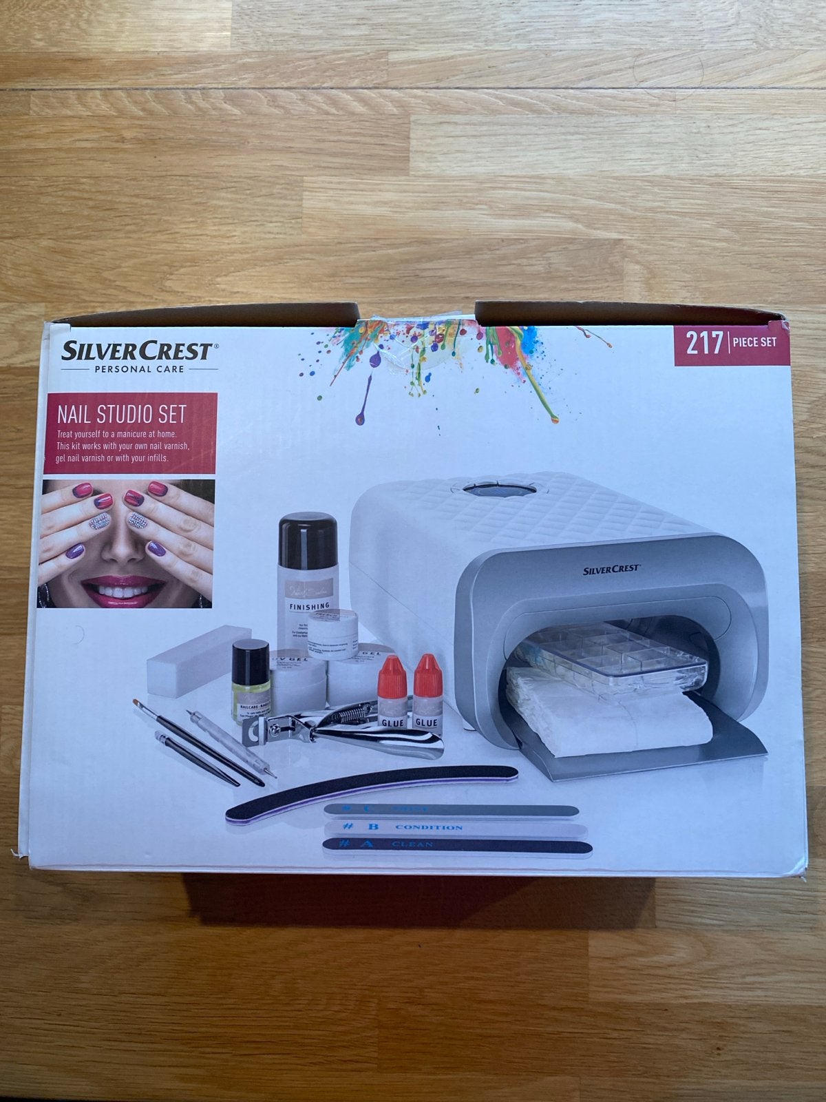 Silver Crest Nagel Studio set, Ophalen