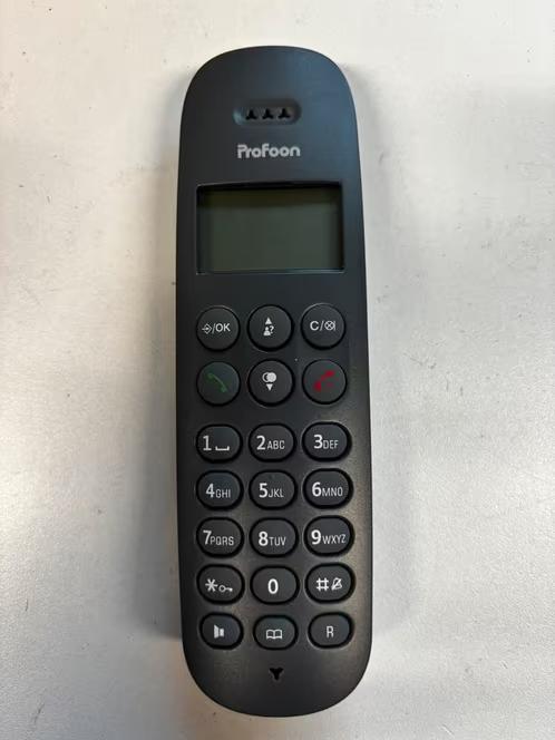 NIEUW! Profoon PDX600 vaste telefoon zwart €18,99, Ophalen of Verzenden, Nieuw, 1 handset