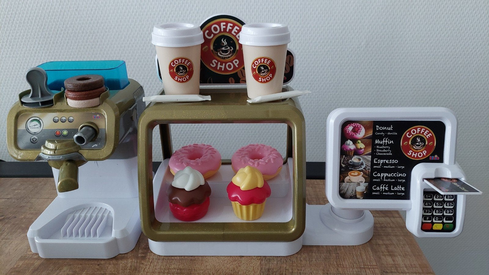 Speelgoed barista koffiemachine, Kinderen en Baby's, Ophalen, Zo goed als nieuw, Kunststof