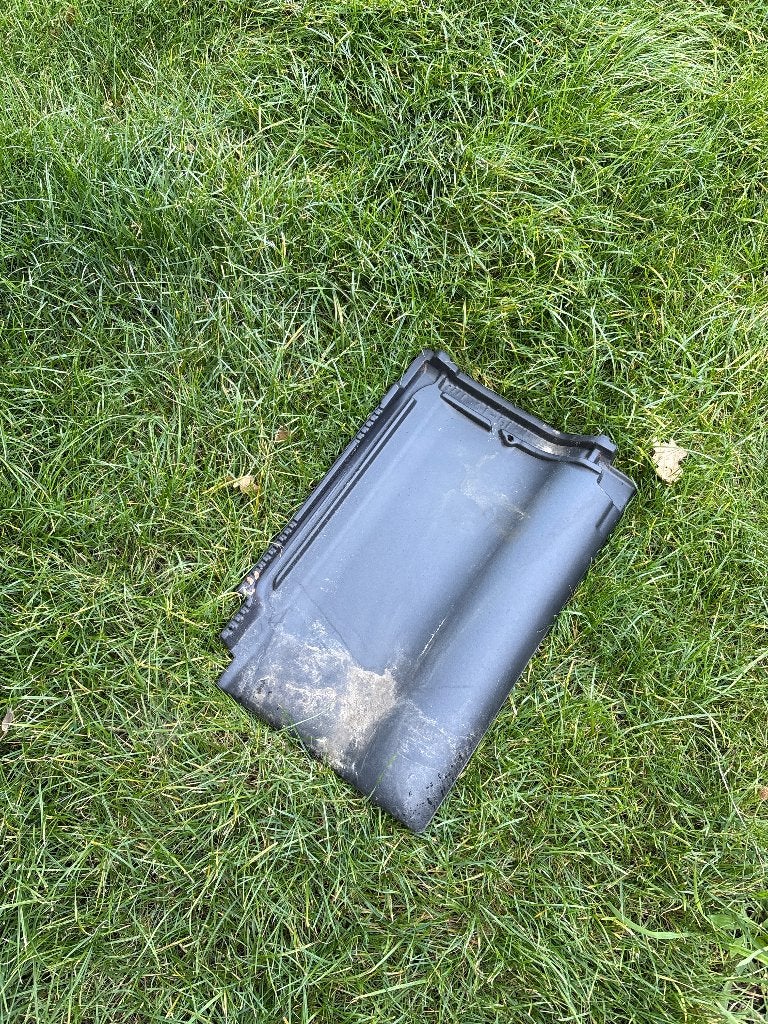 GRATIS dakpannen, Ophalen, 10 tot 15 m², Steen of Klei, Zwart