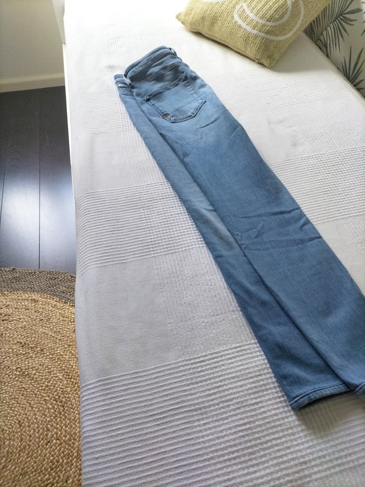 ZGAN Dames Jeans .Merk Denham .Mt 28, Ophalen of Verzenden, Zo goed als nieuw, Blauw, W28 - W29 (confectie 36)