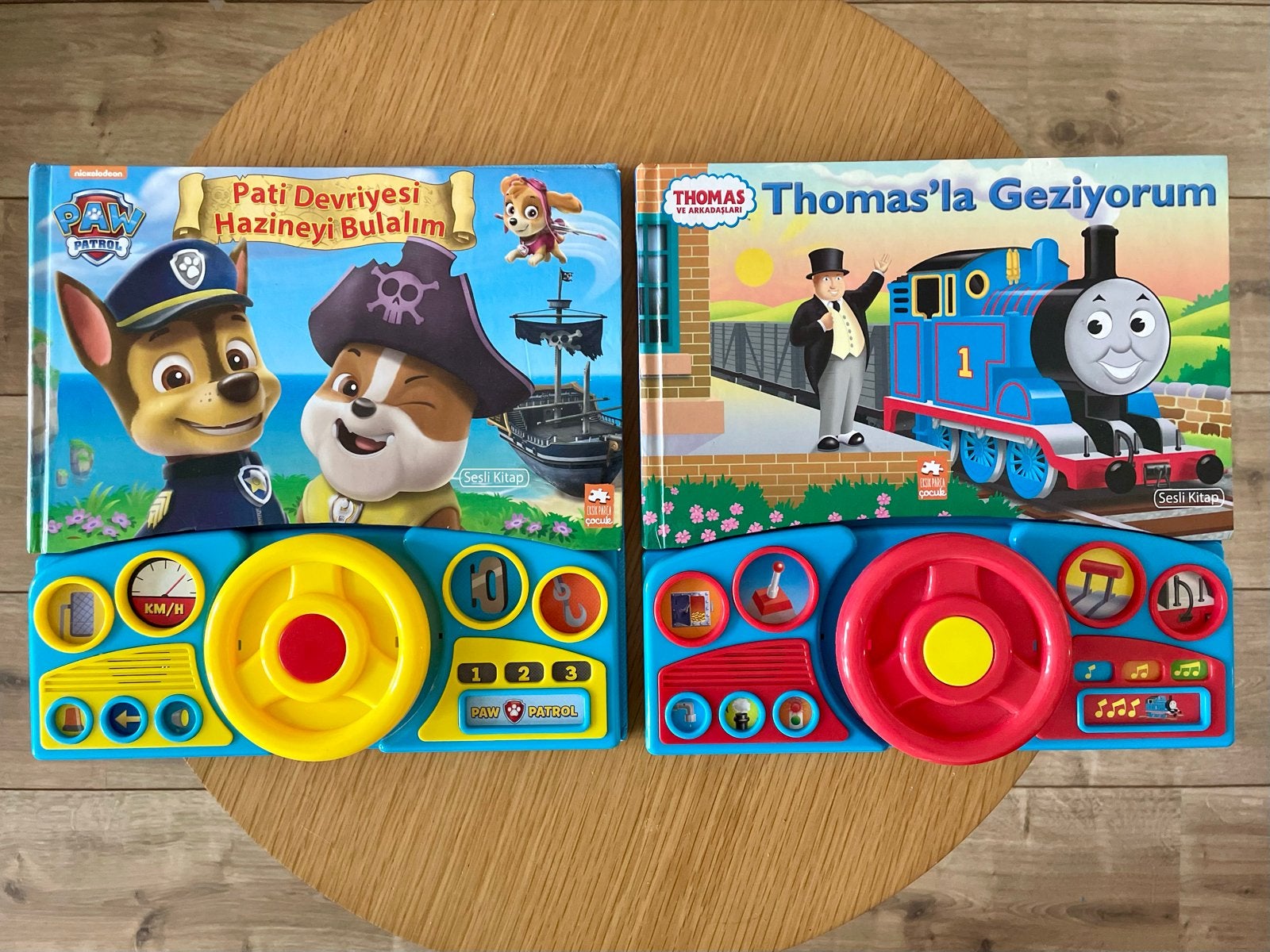 Turkse Paw Patrol en Thomas de Trein interactieve boeken, Kinderen en Baby's, Ophalen, Gebruikt, Taal en Lezen, Met geluid