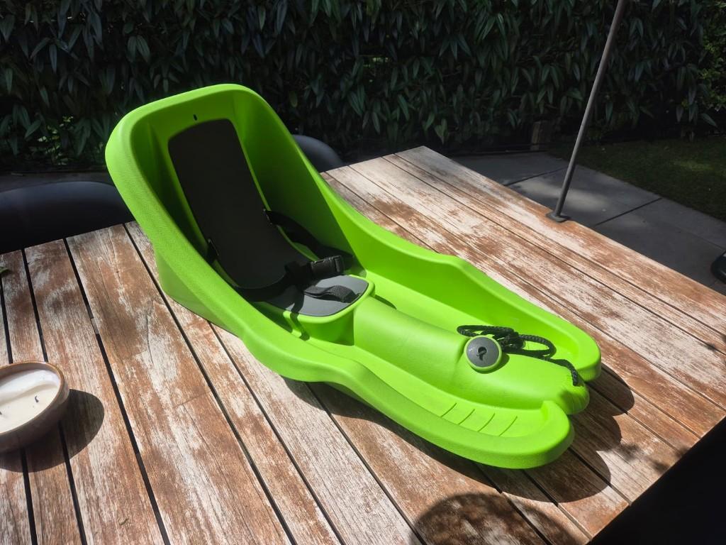 Limegroene Gizmo Riders - Baby Rider kunststof kinderslee, Ophalen, Zo goed als nieuw, Kunststof