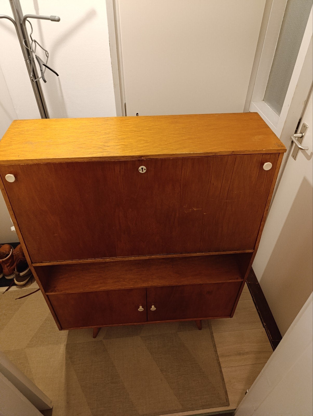 Vintage secretaire / bureaukast, Ophalen of Verzenden