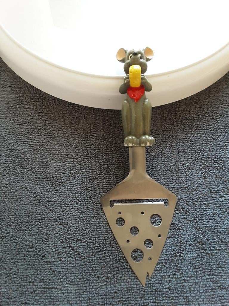 Grappige kaasschaaf met muisje - Sagaform Stainless Steel, Huis en Inrichting, Keuken | Keukenbenodigdheden, Overige typen, Ophalen of Verzenden
