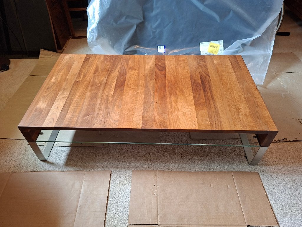 Leolux Aditi salontafel, Huis en Inrichting, Ophalen, Gebruikt, 100 tot 150 cm, 50 tot 100 cm