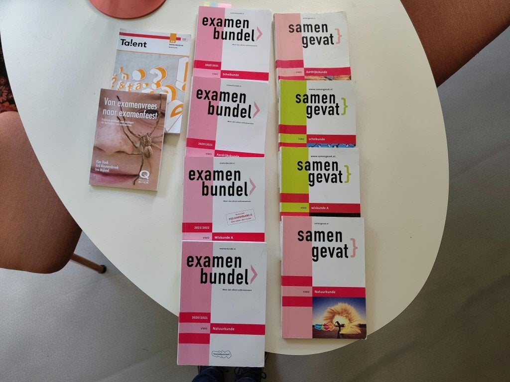 eindexamenbundels en samenvattingen, Ophalen, Zo goed als nieuw, VWO