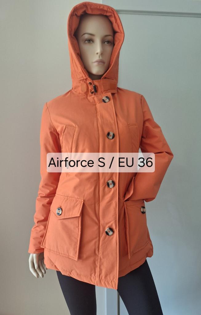 Nieuwe Airforce oranje parka regenjas S / 36, Airforce, Nieuw, Oranje, Ophalen of Verzenden