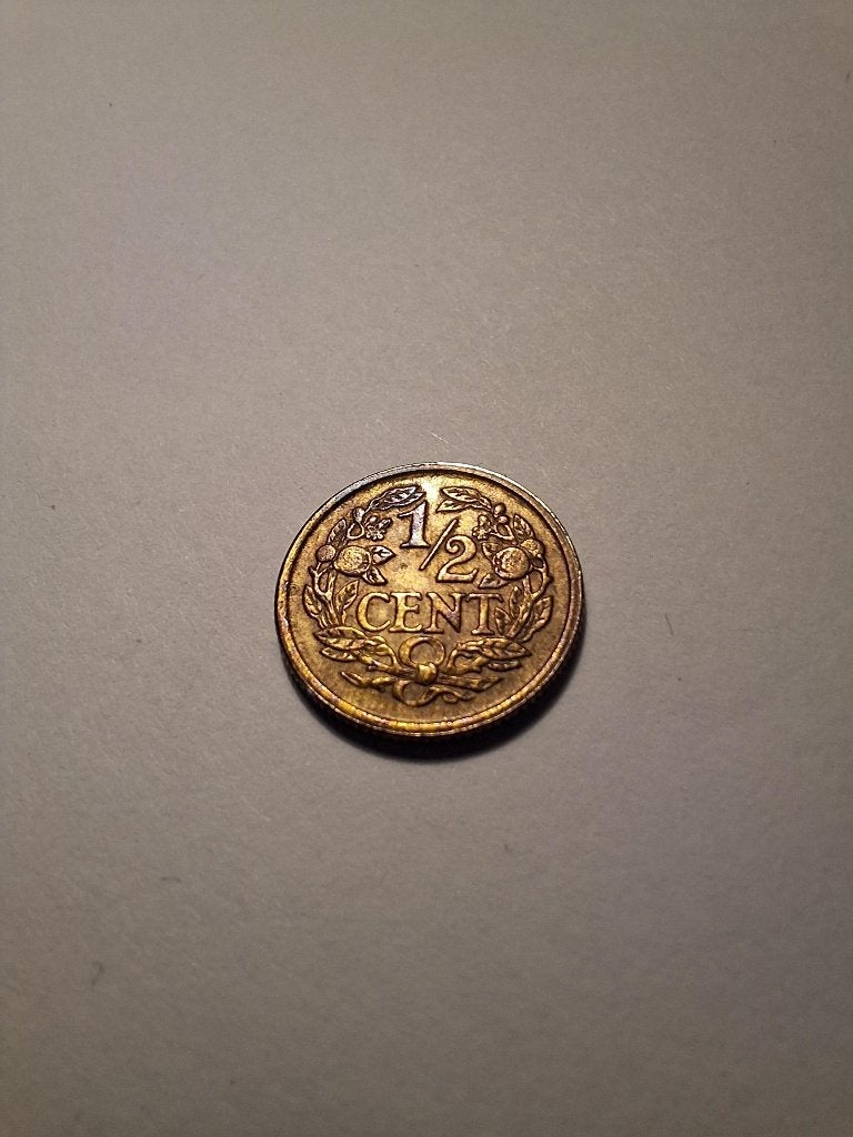 1/2 cent 1940 mooie kwaliteit, Ophalen of Verzenden, Koningin Wilhelmina, Overige waardes, Losse munt