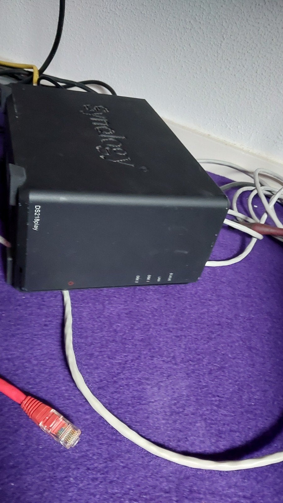 synology ds 218 play excl schijven, Ophalen of Verzenden, Gebruikt
