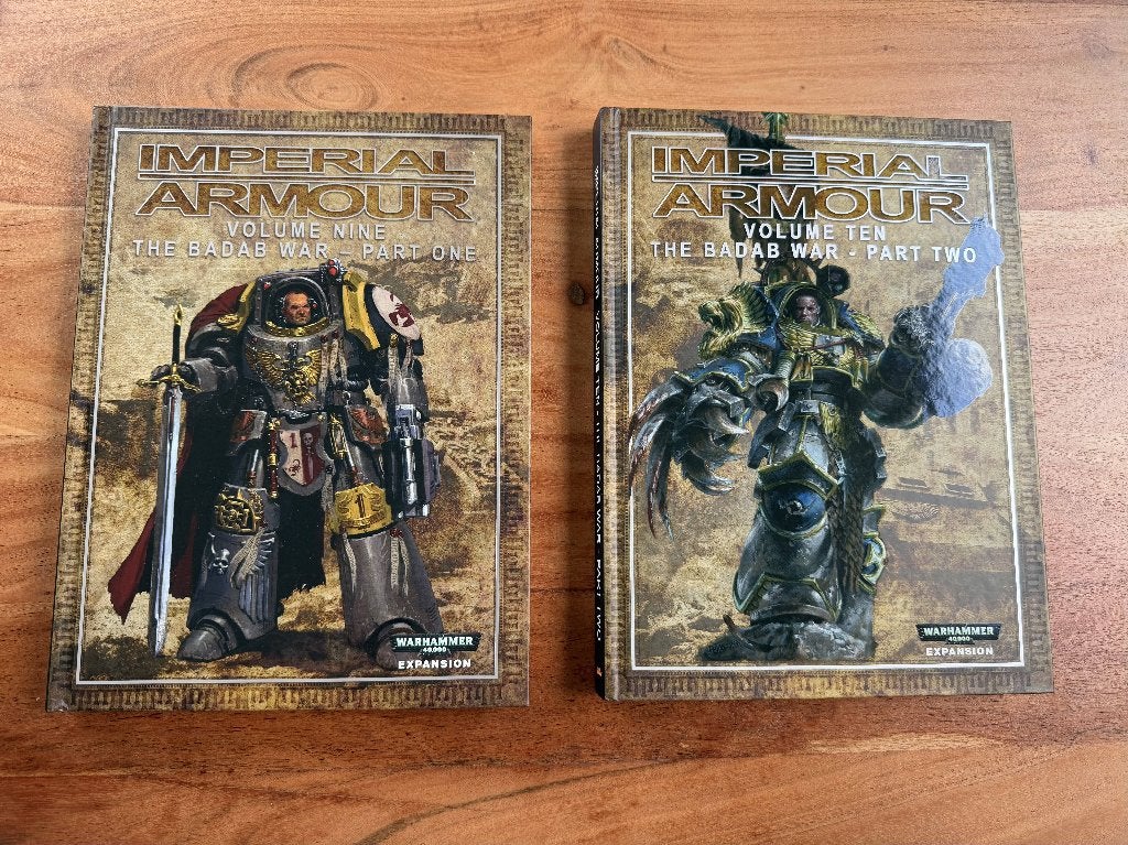 Warhammer 40K Imperial Armour The Badab War Part 1 & 2 OOP, Hobby en Vrije tijd, Ophalen of Verzenden, Zo goed als nieuw, Warhammer 40000