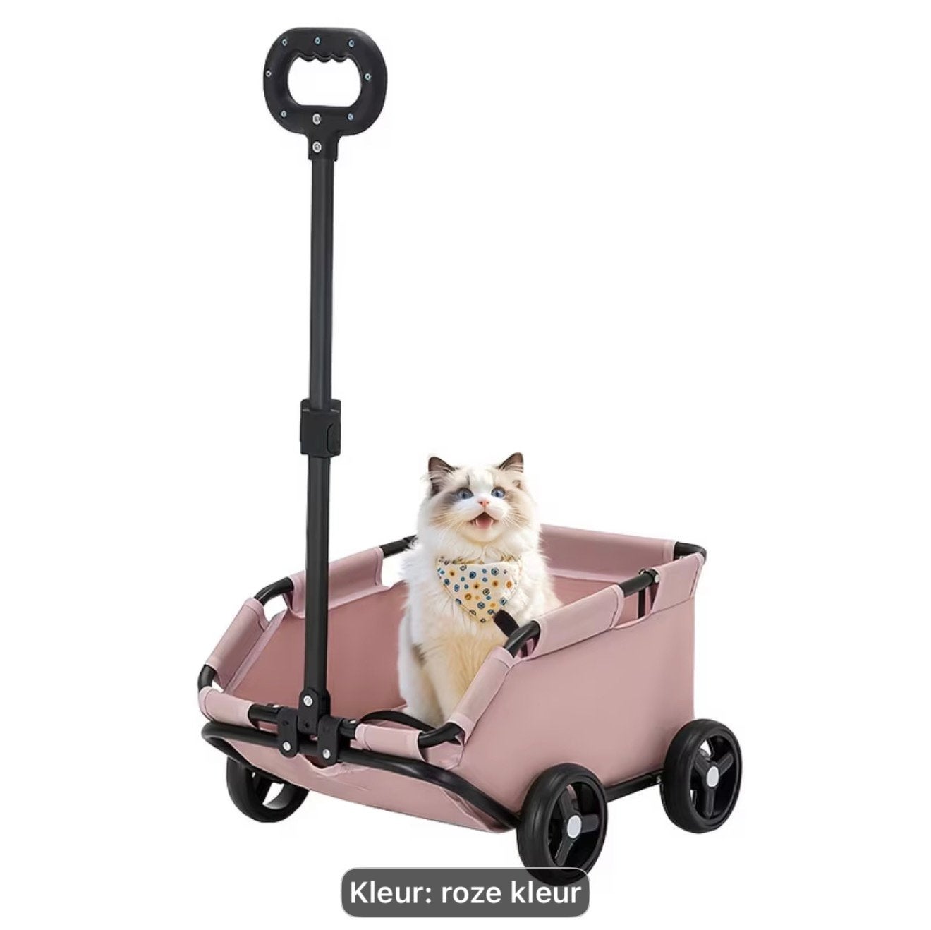 Kleine dieren wagen met uitschuifbare trekstang, Ophalen, Zo goed als nieuw